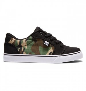 Anvil DC Shoes Anvil Enfant Noir Camouflage | UISW-57908