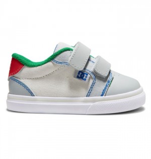 Anvil DC Shoes Toddler's Anvil V Enfant Grise Grise Rouge | XOKV-01745