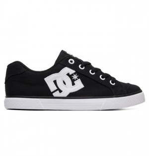 Basket DC Shoes Chelsea Canvas Femme Noir Blanche Noir | YCMN-40973