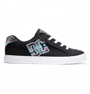 Basket DC Shoes Chelsea Femme Noir Blanche | XKVP-09824