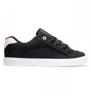 Basket DC Shoes Chelsea Femme Noir Noir Rose | CUOB-95037