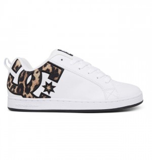 Basket DC Shoes Court Graffik Femme Leopard | LMGT-41862