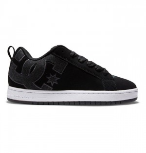 Basket DC Shoes Court Graffik Homme Noir Bleu | JFLX-21058