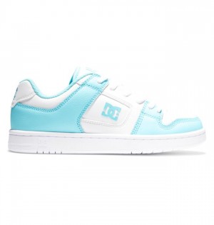 Basket DC Shoes Manteca 4 Femme Blanche Bleu | QNMC-72845