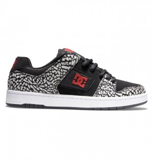 Basket DC Shoes Manteca 4 SE Homme Noir Rouge | LVIE-03758
