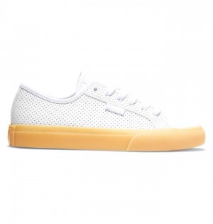 Basket DC Shoes Manual Femme Blanche | YLUF-31450