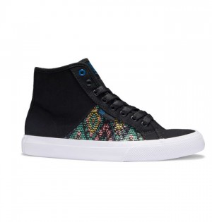 Basket DC Shoes Manual HI High-Top LE Canvas Femme Bleu | GFXA-07315