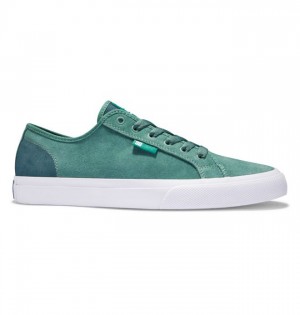Basket DC Shoes Manual Homme Vert | CAEM-79105