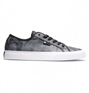Basket DC Shoes Manual SE Canvas Homme Noir | UCLO-78904