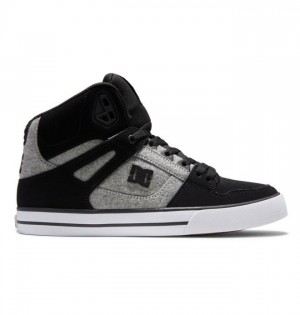 Basket DC Shoes Pure High-Top Homme Noir | MOQB-27810