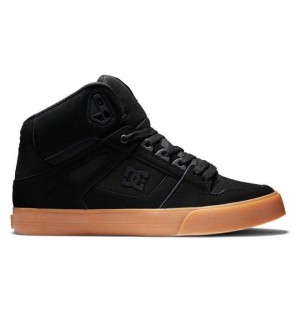 Basket DC Shoes Pure High-Top Homme Noir | QVZP-16504