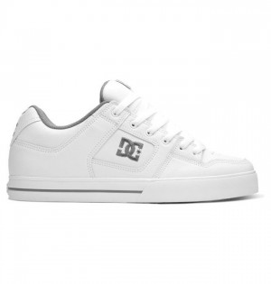 Basket DC Shoes Pure Homme Blanche Blanche | AOFT-08359