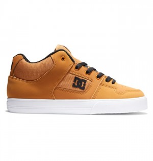 Basket DC Shoes Pure MID Mid-Top Homme Marron Noir | VHBF-21056