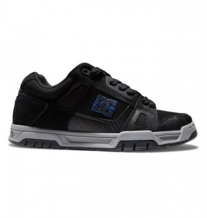 Basket DC Shoes Stag Homme Noir Grise Bleu | HQIB-02816