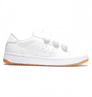 Basket DC Shoes Striker Elastic Lace Femme Blanche | LPXT-72514
