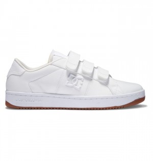 Basket DC Shoes Striker Homme Blanche Blanche | EXBP-14065
