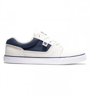 Basket DC Shoes Tonik Homme Blanche Bleu Marine | MLER-47659