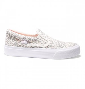 Basket DC Shoes Trase Slip-On Platform Femme Grise Rose | RSUD-73486