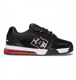 Basket DC Shoes Versatile Homme Noir Blanche Rouge | SHVJ-67458