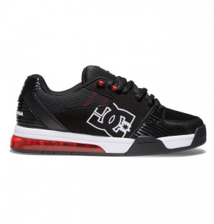 Basket DC Shoes Versatile Homme Noir Blanche Rouge | YFPZ-24068