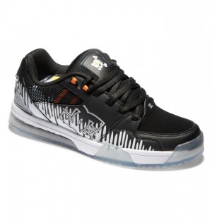 Basket DC Shoes Versatile KB Homme Noir Blanche Orange | ELJD-05871