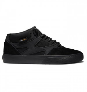 Botte Hiver DC Shoes Kalis Vulc MID Mid-Top Winterized Homme Noir Noir Noir | LFQM-62349