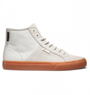 Botte Hiver DC Shoes Manual Hi High-Top Winter Homme Blanche | WVTO-24863