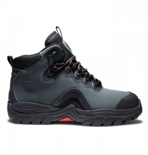 Botte Hiver DC Shoes Navigator Lace Winter Boots Homme Grise Noir | DFIH-95230