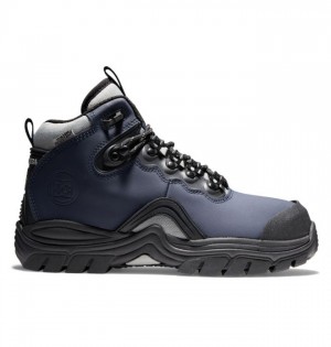 Botte Hiver DC Shoes Navigator Winter Boots Homme Bleu Marine | KMBS-71243