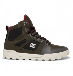 Botte Hiver DC Shoes Pure Hi Weather Resistant Winter Boots Homme Noir | OSCL-08731