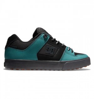 Botte Hiver DC Shoes Pure Winterized Skate Homme Noir Vert Noir | TGWB-63579