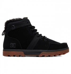 Botte Hiver DC Shoes Woodland Winter Boots Homme Noir | PLOT-42059