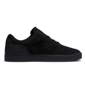 Chaussure Skate DC Shoes Crisis 2 Suede Homme Noir Noir Noir | IXNM-40167