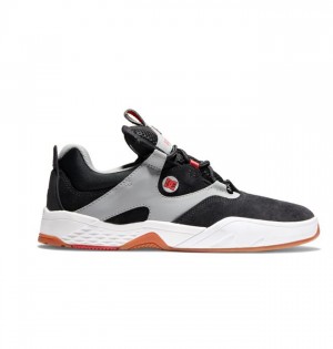 Chaussure Skate DC Shoes Kalis Homme Noir Grise Rouge | AMSN-57938