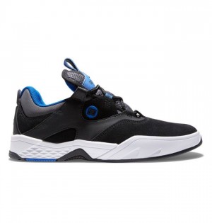 Chaussure Skate DC Shoes Kalis Homme Noir Bleu Blanche | VWDB-91203