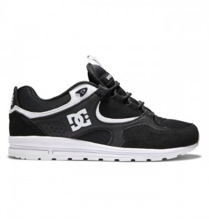 Chaussure Skate DC Shoes Kalis Lite Skate Homme Noir Noir Blanche | LHQY-90154