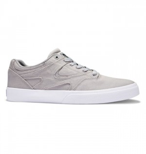 Chaussure Skate DC Shoes Kalis Vulc Homme Grise | SCXK-76830