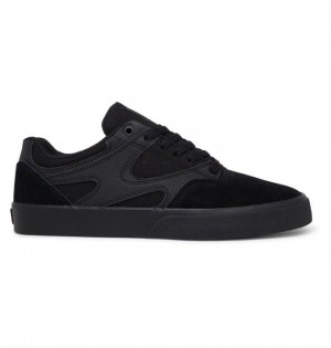 Chaussure Skate DC Shoes Kalis Vulc Homme Noir Noir Noir | UKGV-65387