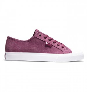 Chaussure Skate DC Shoes Manual RT S Suede Skate Homme Violette | NWBQ-48356