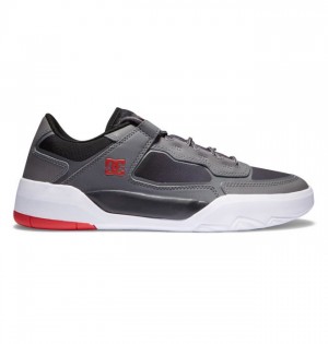 Chaussure Skate DC Shoes Metric Homme Grise Noir Rouge | LINF-95170