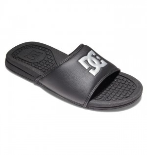 Claquette DC Shoes Bolsa Sandals Femme Noir Argent Noir | IQJF-18503