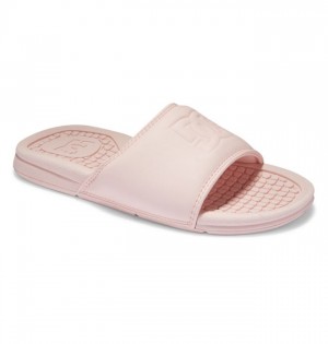 Claquette DC Shoes Bolsa Sandals Femme Rose Rose | TLRH-47301