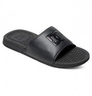 Claquette DC Shoes Bolsa Slides Homme Noir Noir Noir | BDFU-45017