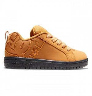 Court Graffik DC Shoes Court Graffik Enfant Noir Marron | CSAJ-89540