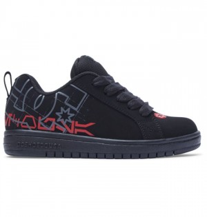 Court Graffik DC Shoes Star Wars Court Graffik Enfant Noir Rouge | CFOQ-51970