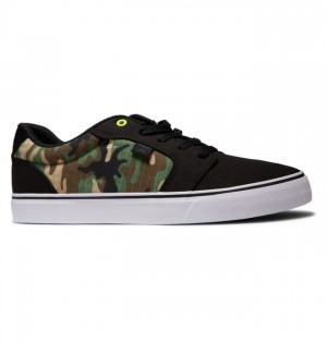Essentials DC Shoes Anvil Canvas Homme Noir Camouflage | BJMV-24539