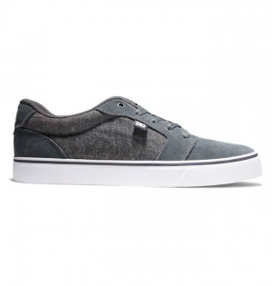 Essentials DC Shoes Anvil Homme Vert Grise Blanche | ZFUS-27863