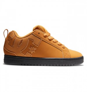 Essentials DC Shoes Court Graffik Homme Marron | GVSR-60159