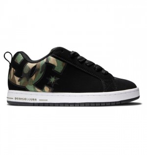 Essentials DC Shoes Court Graffik Homme Noir | ILUZ-90674