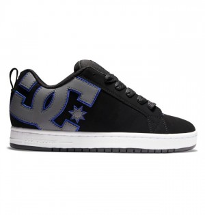 Essentials DC Shoes Court Graffik Homme Noir Bleu Grise | SZTI-41250